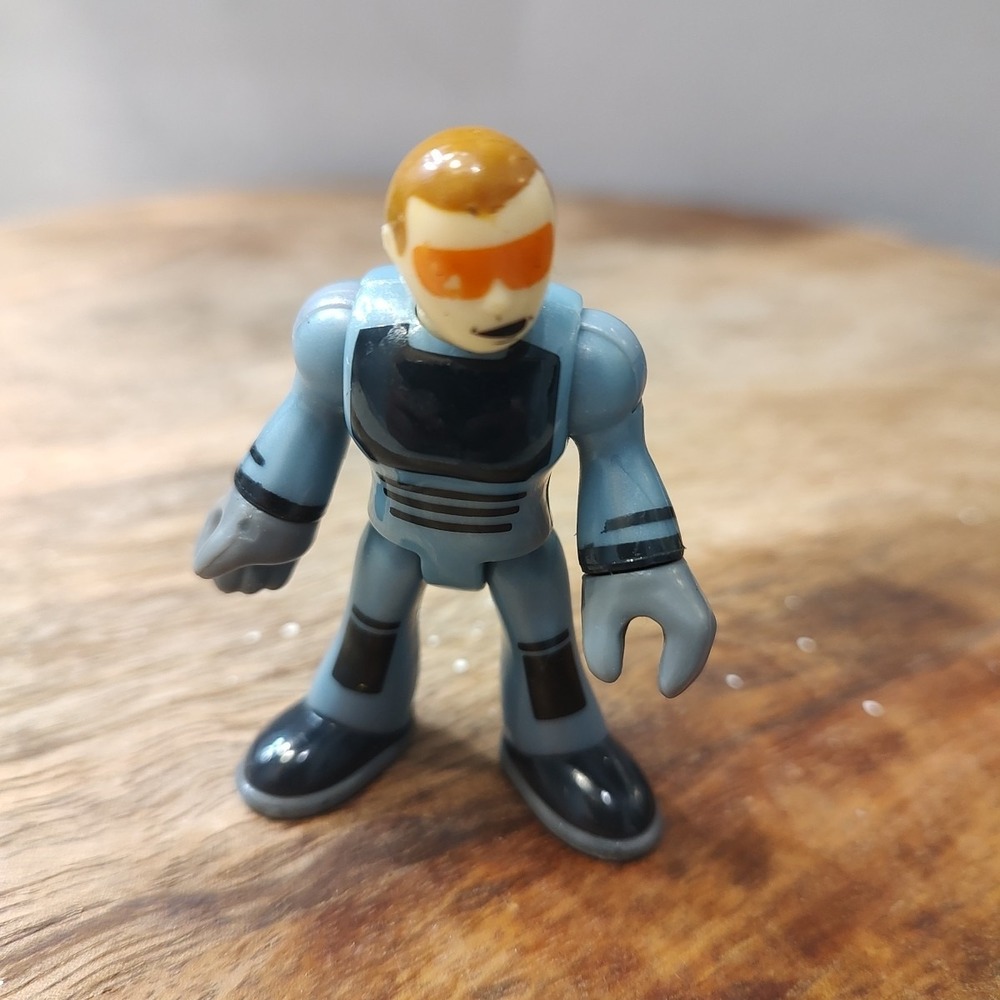 Imaginext Grey Astronaut Guy Man Mini Figure Rare From Space Shuttle Set Playset